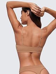 CRZ YOGA Softhold Women's Double Lined Bralettes