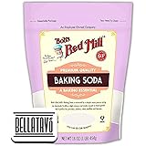 Gluten Free Baking Soda Bundle. Includes 1-16 Oz Resealable Bag of Bobs Red Mill Baking Soda. Bobs Red Mill Baking Soda is Ce