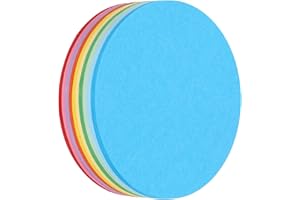 Generic 200 PCS Circle Cutouts Paper, 3 Inch Round Cutouts 70gsm Circle Cardstock for DIY Crafts Classroom Bulletin Board Dec