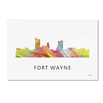 Amazon Com Fort Wayne Indiana Skyline Wb 1 By Marlene Watson