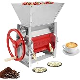 Heavy-Duty Manual Coffee Bean Peeling Machine, Hand Crank Coffee Beans Shelling Machine, Commercial Beans Peeler for Cafes, Farms, and Home Use