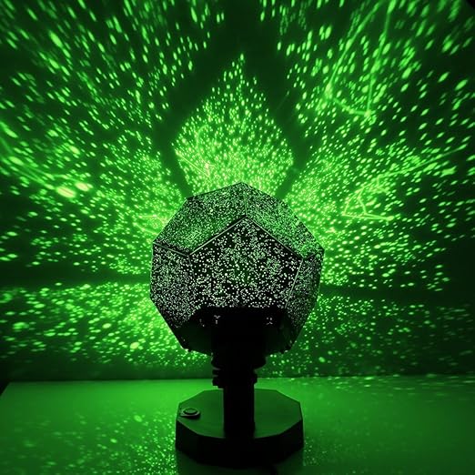 Diy Science Sky Projection Night Light Gloryshine Projector Lamp Rotating Phantom Star Projector Night Lamp With 12 Romantic Constellation For