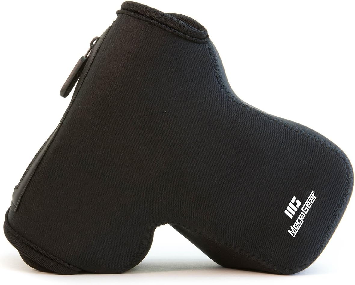 MegaGear MG1268 Nikon D3500, D5600, D3400 (18-105), D5500, D3300, D5300, D5200, D5100 Ultra Light Neoprene Camera Case, Black
