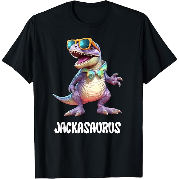 Amazon.com: Jackasaurus Dinosaur Design for Jack Premium T-Shirt