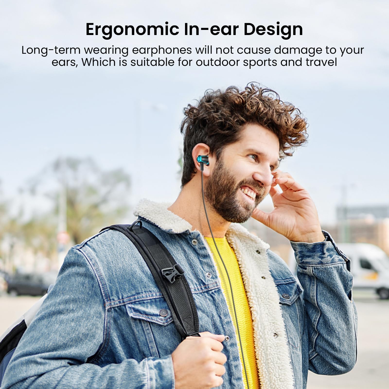 Rayleigh USB C Headphones with Microphone 3 Pack, Wired Earbuds with Heavy Bass, Type C Earphones with Noise Isolating, Compatible with iPad, Android Phones, Fits Most Type C Devices