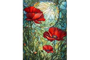 GemZono Diamond Art Kits for Adults, Black Dahlia Flower 5D Diamond Art Kits for Beginner DIY Full Drill Diamond Dots Crystal Craft Kits for Home Wall Decor Gifts 11.8x15.7 inch