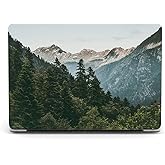 Hard Case Compatible with New MacBook Pro 13 Inch Case 2020 2019 2018 2017 2016 Release Model A2338 M1 A2289 A2251 A2159 A1989 A1708 A1706, Color Printing Matt Plastic Hard Shell Cover - Mountain