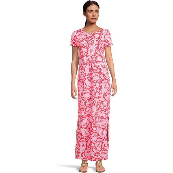 Lilly Pulitzer, Womens, Kailua Smocked Maxi Dress, Resort White Just a  Pinch Engineered Knit Dress, XX-Small at Amazon Women's Clothing store