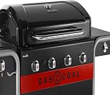 Char-Broil Gas2Coal 440 Hybrid Grill Gas Barbecue Black 61 x 24 x 46 cm view 8
