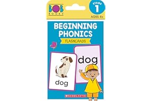 Bob Books - Beginning Phonics Flashcards | Phonics, Ages 4 and up, Kindergarten (Stage 1: Starting to Read)