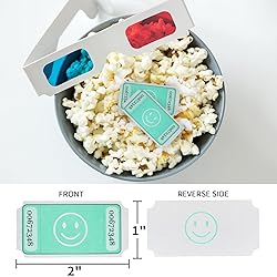 L LIKED Smile Raffle Tickets Single Roll Each