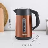 Bosch DesignLine Plus Stainless Steel Cordless Kettle 1.7 L 3000 W view 2