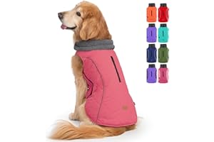 EMUST Dog Jackets for Winter, Cold Weather Coats for Dogs, Soft Winter Jackets for Medium Large Dogs, Dog Snow Vest for Small