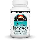 Source Naturals Alpha Lipoic Acid 200 mg Supports Healthy Sugar Metabolism, Liver Function & Energy Generation - 120 Tablets