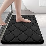 OLANLY Memory Foam Bath Mat Rug 24x16, Ultra Soft