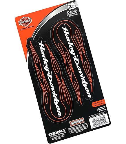 Amazon.com - CHROMA CG32010 Harley-Davidson 2pc Scriped Text with