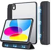 ESR for iPad (A16) 11th/10th Generation Case(2025/2022), Detachable Magnetic Cover, Smart Trifold Stand with Hard Shell Back, Slim and Light, Auto Wake/Sleep, Ascend Series, Frosted Black