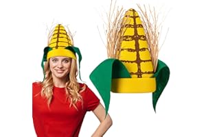 Berlune Funny Thanksgiving Corn Hats Corn Cob Hat for Cosplay Party Accessories