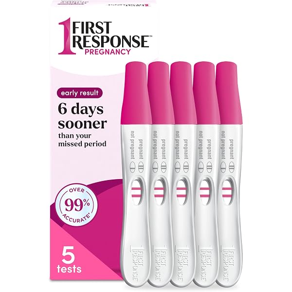Easy@Home Pregnancy Test Strips: 50 Pack HCG Test Strips - Early Detection Bulk Pregnancy Tests Kit