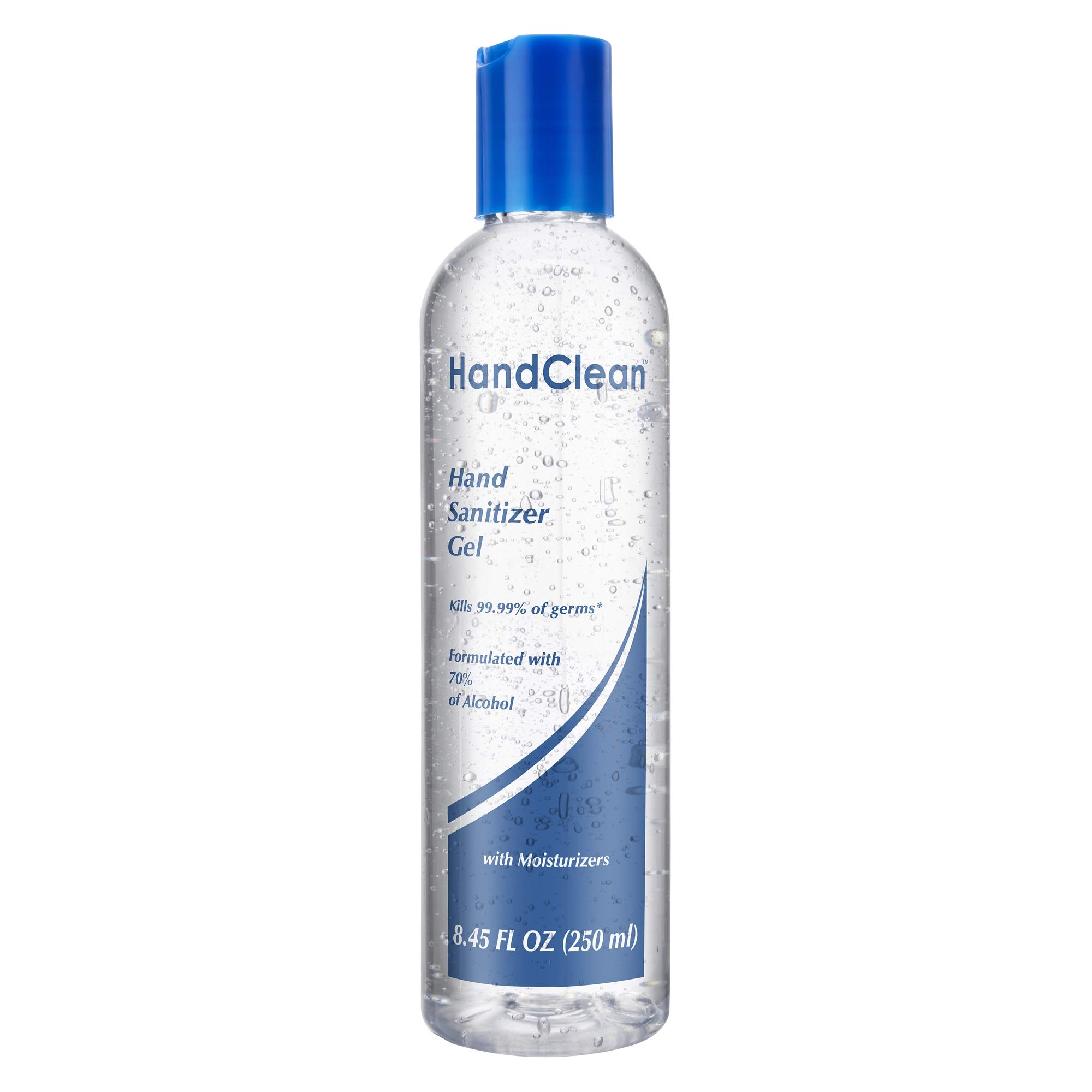 HandClean Scented Hand Sanitizer Gel with 70% Ethyl Alcohol, 8.45 oz. Bottle, 48 per Case