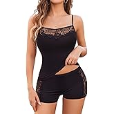 Avidlove Women Sleepwear Lace Pajamas Set Shorts Nightwear Camisole Short Sets