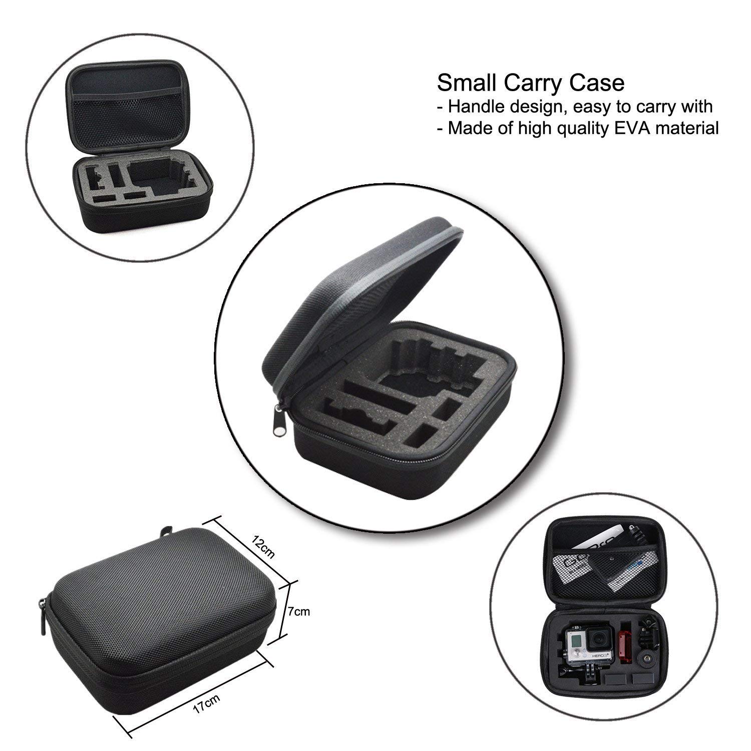 Iextreme 43-in-1 Action Camera Accessories Bundle Kit for Gopro Hero 6 5 4 Black Session Accessory Bundle Kit for Gopro Action Camera with Chest Strap Mounts