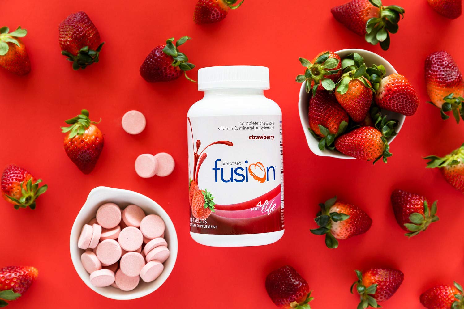 Bariatric Fusion Strawberry Complete Chewable Bariatric Multivitamin