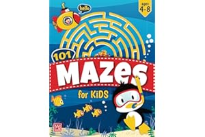 Mazes For Kids Ages 4-8: Maze Activity Workbook for Children with Games, Puzzles and Problem-Solving