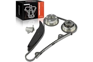 A-Premium 6PCS Engine Timing Chain Kit W/Sprocket & Tensioner & Guide Compatible with Hyundai Elantra 2011-2013, Elantra GT 2