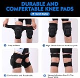 PLIKSUVER 20MM Thick Sponge Knee Pads Anti-Slip Garden Volleyball Dance Yoga view 5
