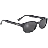 Pacific Coast Original KD's Biker Sunglasses (Black Frame/Smoke Lens)