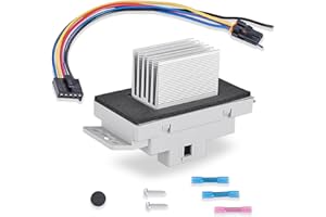 DAFGSEA HVAC Blower Motor Resistor Complete Kit with Harness Compatible with Chevy, GMC Silverado, Tahoe, Suburban, Sierra, Yukon XL, Replaces 15 81773, 89018778, 89019351, 1581773