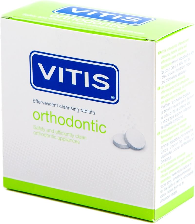 Vitis Orthodontic Cleaning Tablets 32s Effervescent Retainer Cleaner