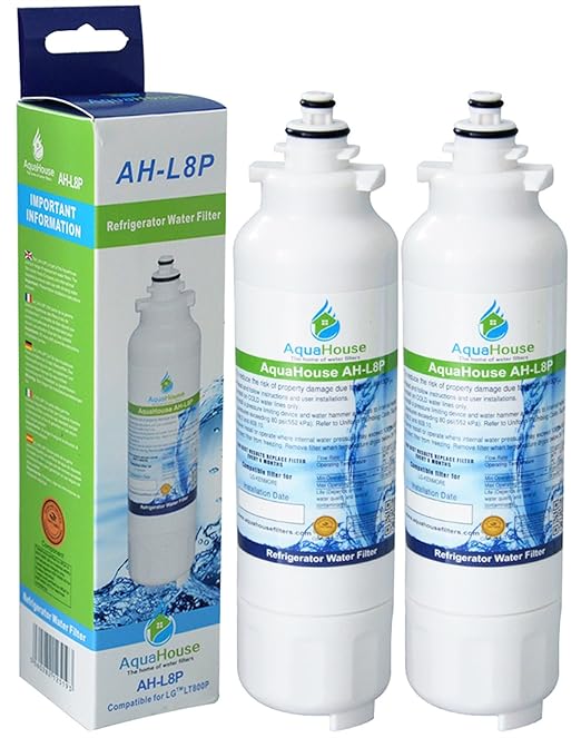 2x AquaHouse AH-L8P filtro de agua compatibles para LG nevera LG ...