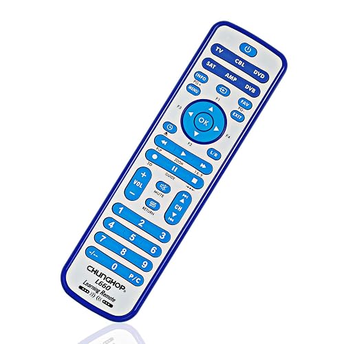 CHUNGHOP Universal IR Learning Remote Control for Smart TV VCR CBL DVD ...