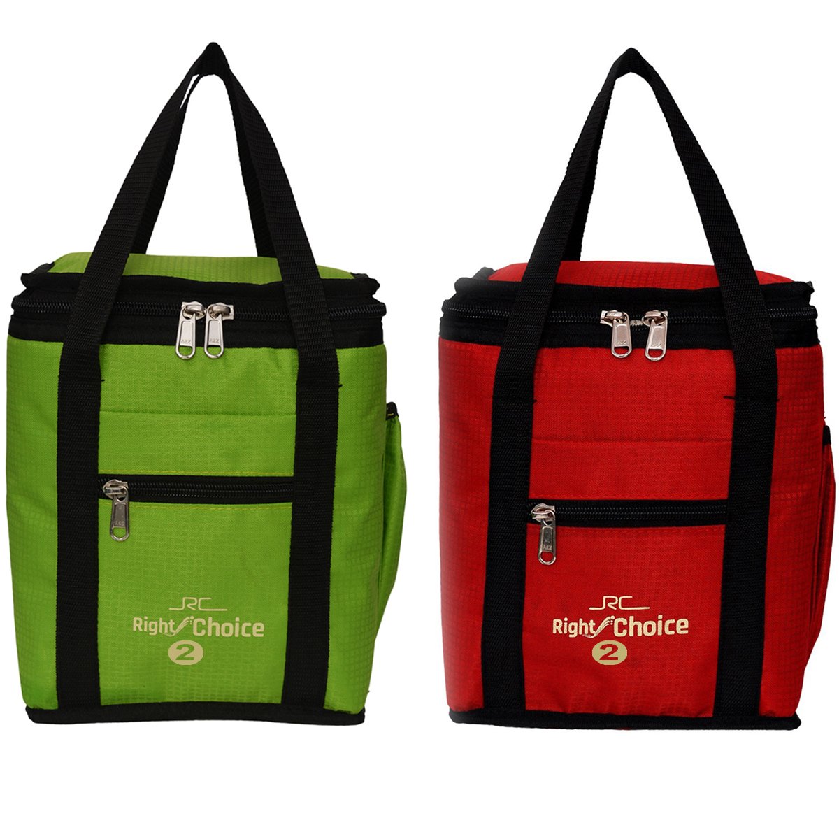 right choice denim multicolour unisex lunch bag