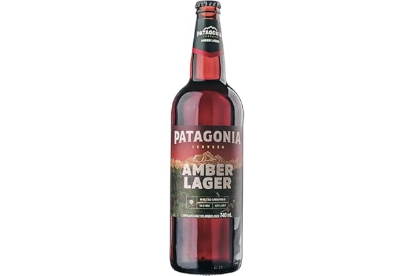 Cerveja Patagonia Amber Lager, 740ml, Garrafa