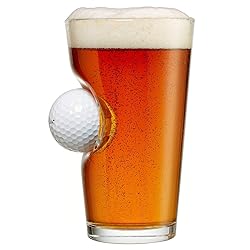 BenShot Golf Ball Pint Glass - 16oz | Made in the USA