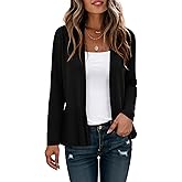 CZYINXIAN Women's Casual Long Sleeves Cropped Cardigan Trendy Open Front Knit Draped Cardigans Outwear
