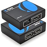 4K 1 in 2 Out by OREI - Ultra HD @ 30 Hz 1x2 Ver. 1.4 HDCP, Power HDMI Supports 3D Full HD 1080P for Xbox, PS4 PS3 Fire Stick