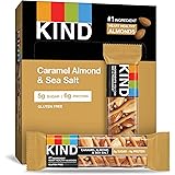 KIND Bars, Caramel Almond & Sea Salt, Gluten Free, Low Sugar, 1.4oz, 12 Count