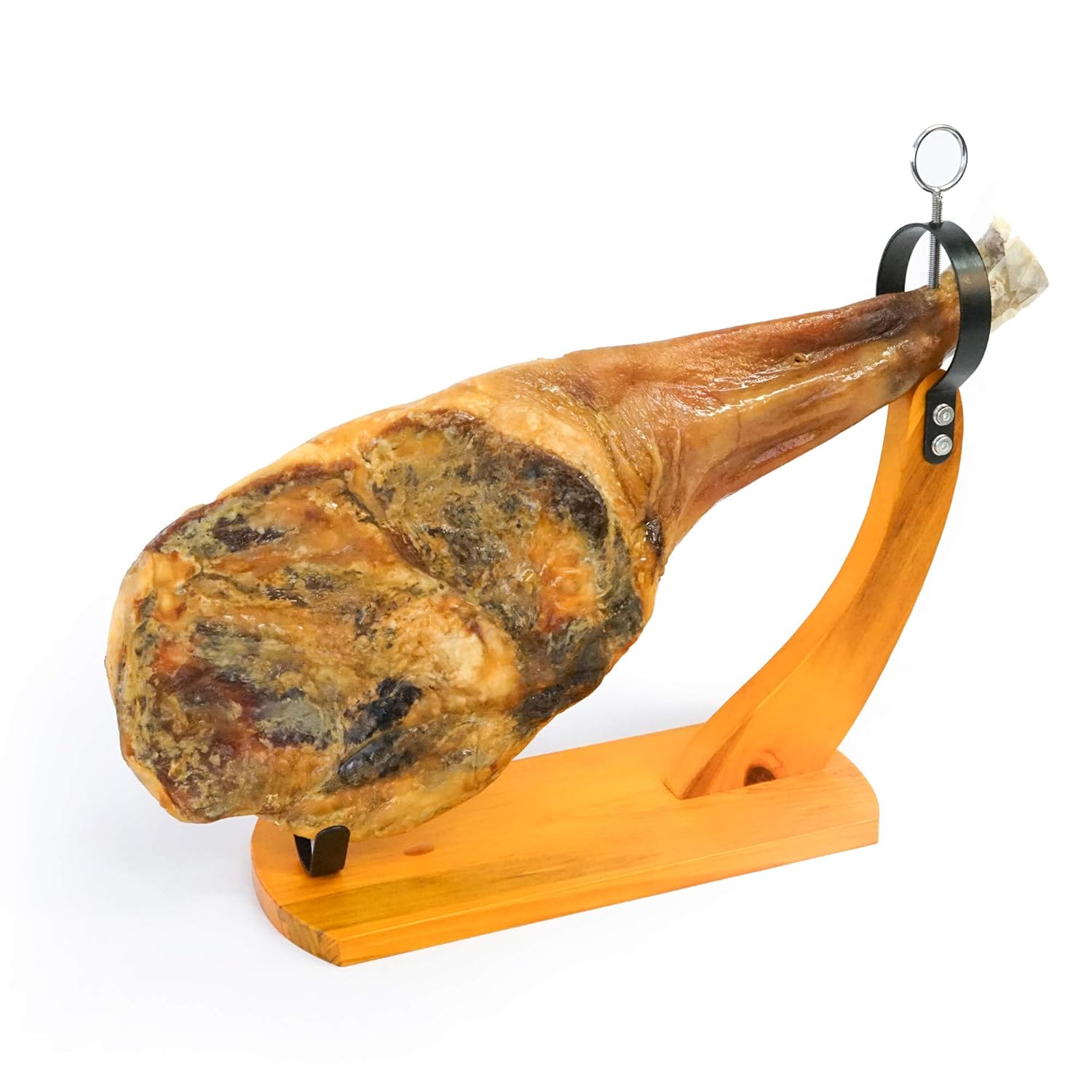 Fermin Serrano Ham Shoulder Bone In From Spain 10 12 Lb Free Ham Holder Carver Knife Ham Cover Amazon Com Grocery Gourmet Food