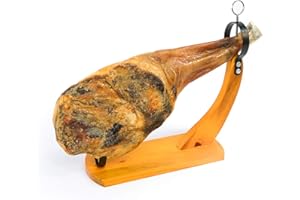 CARMEN & LOLA EAT ESPAÑA! Fermin Serrano Ham (shoulder) Bone in from Spain 10-12 lb/Free Ham Holder + Carver Knife + Ham Cover