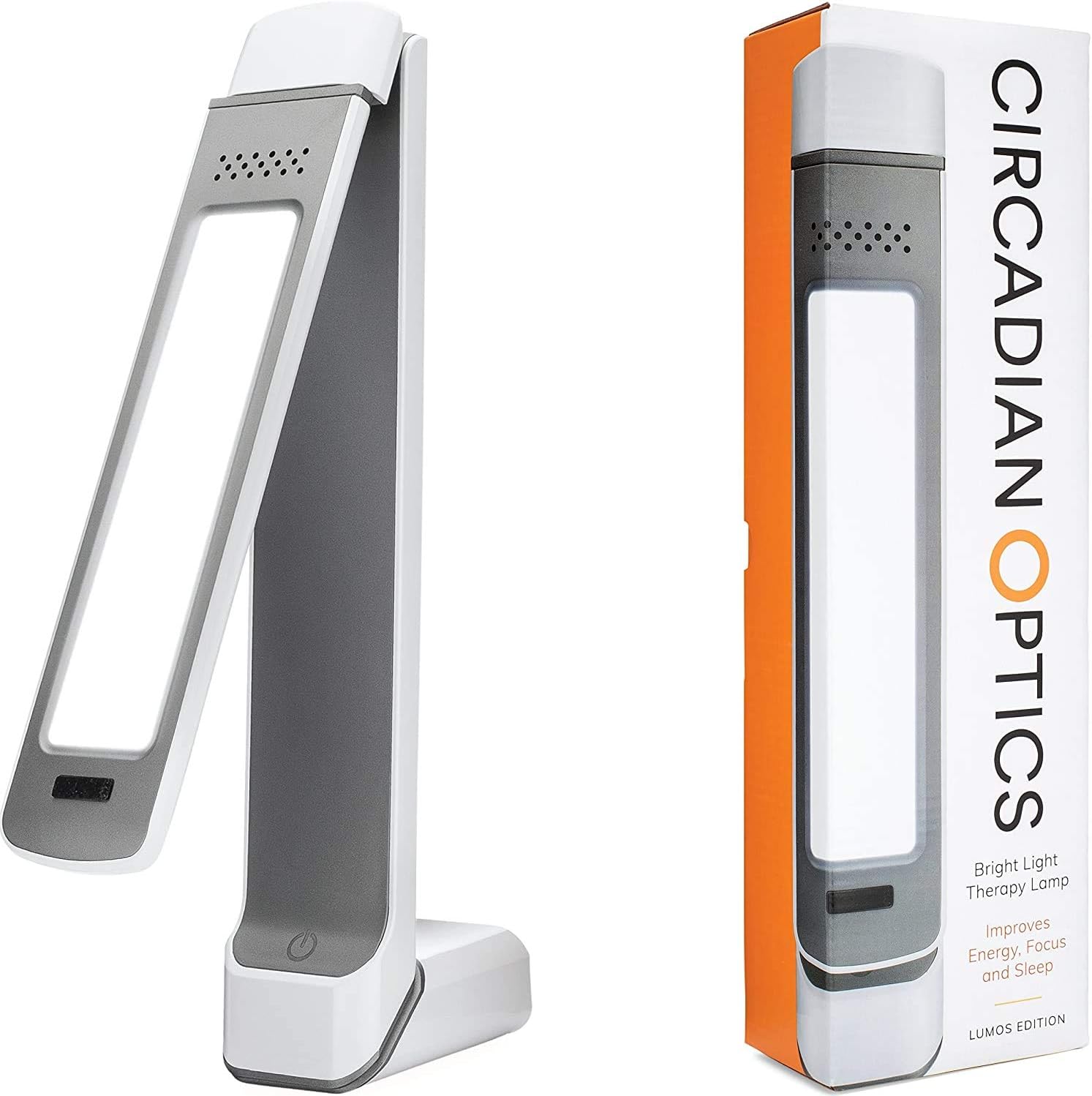 Circadian Optics Lumos 2.0 Light Therapy Lamp | As Seen On Shark Tank | 10,000 LUX Ultra Bright LED | Full Spectrum UV Free | Adjustable Light Panel | Turn On Your Day: Health & Personal Care