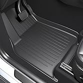 SUPER LINER Tesla Model Y Juniper 2025 2026 Floor Mats & Cargo Liners Full Set 10 PCS Extra-Thick TPE CabinProtect™ for 5-Seater | All-Weather Pet & Child-Friendly Accessories(Not for Standard)