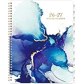 2026-2027 Monthly Planner/Calendar - January 2026 - December 2027, 9" × 11", 2 year calendar 2026-2027 monthly planner with Flexible Cover + Pockets - Waterink