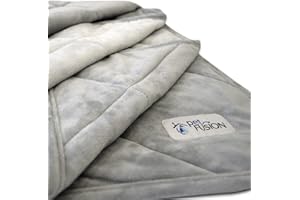 PetFusion Premium Dog Blanket, Cat Blanket | Ultra Soft Pet Blanket Available in Plush or Quilted, 2 Colors (Grey, Brown) | Perfect Blanket for Small Dogs & Large Dogs. 12 Month Warranty