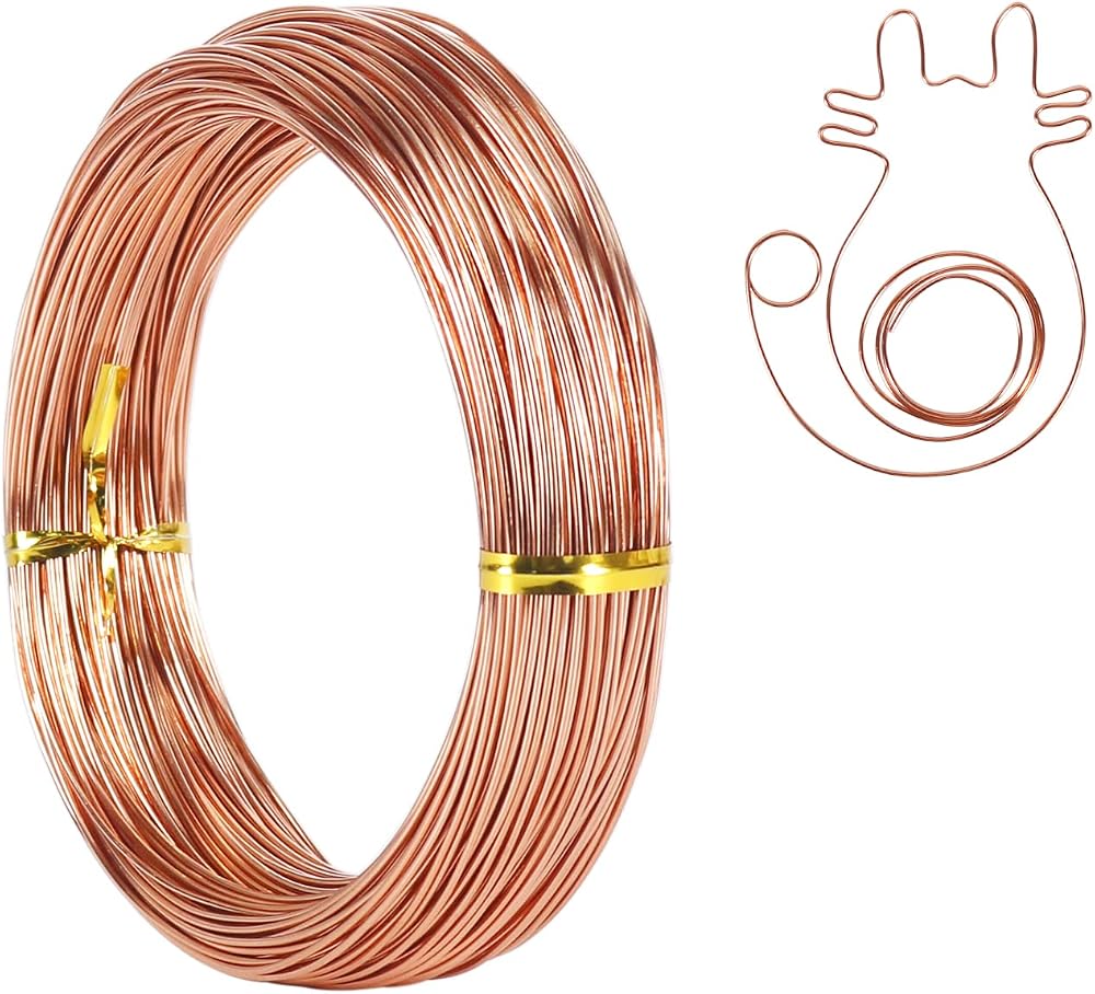 Tenn Well 18 Gauge 1mm Aluminum Craft Wire 165 ft Copper Anodized