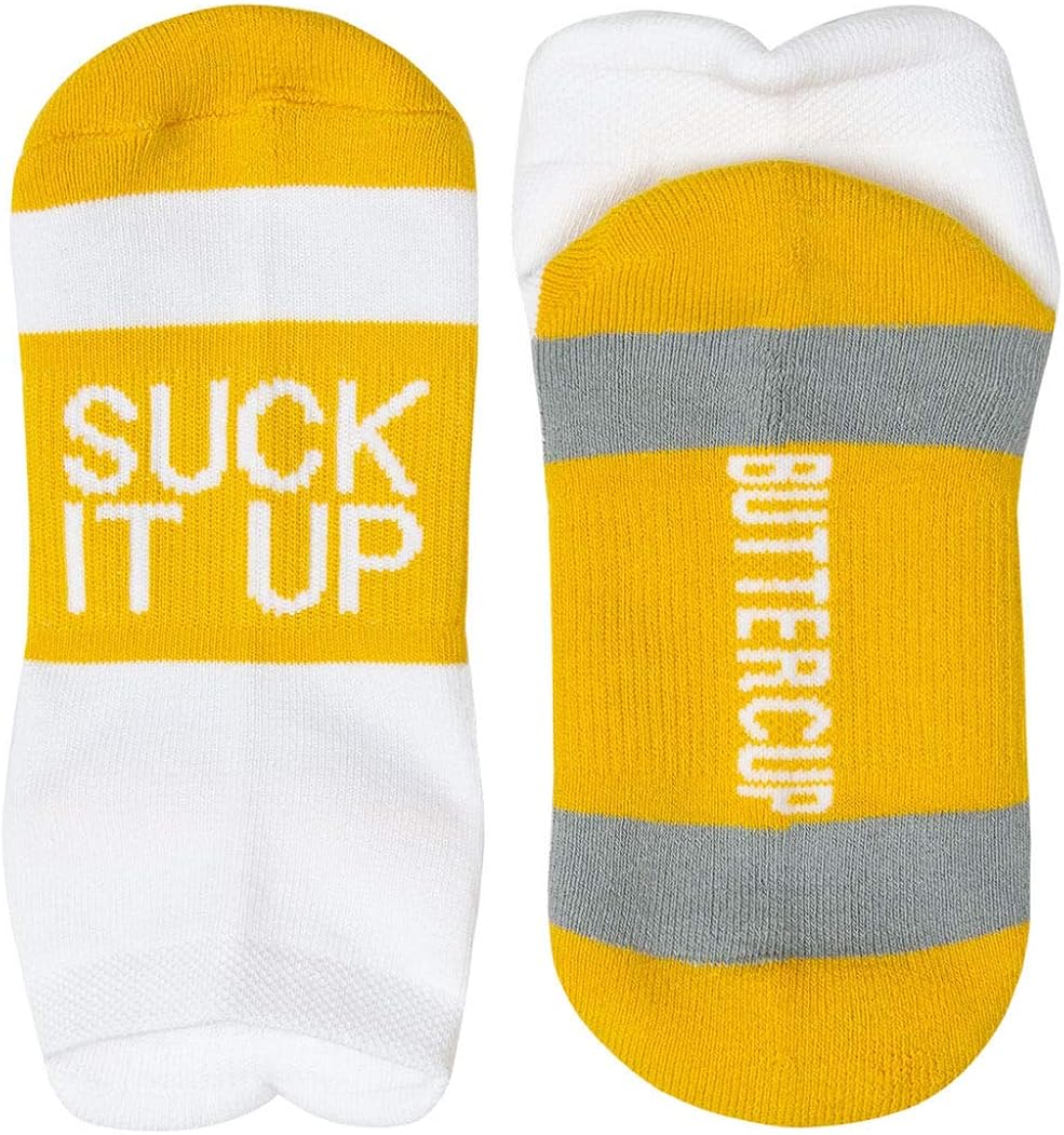 Inspirational Athletic Running Socks | Women's Woven Low Cut | Inspirational Slogans | Over 25 Styles
