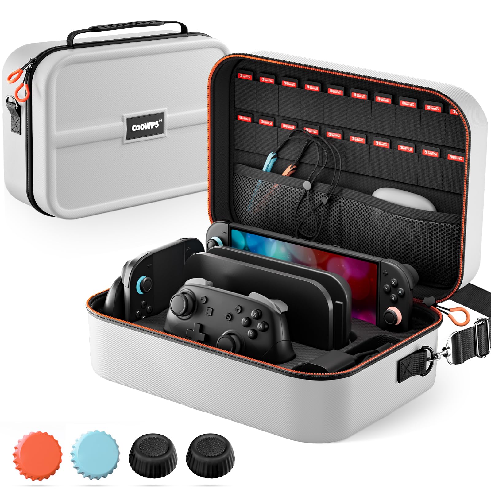 COOWPS Switch 2 Case for Nintendo Switch